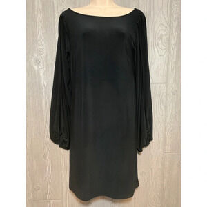 Laundry by Design Black Dress Flowing Sleeves XS